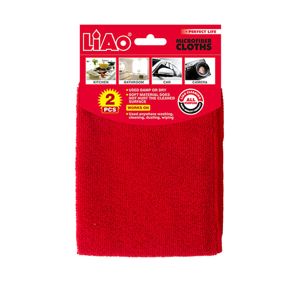 Liao Microfiber Cleaning Cloths 2pk