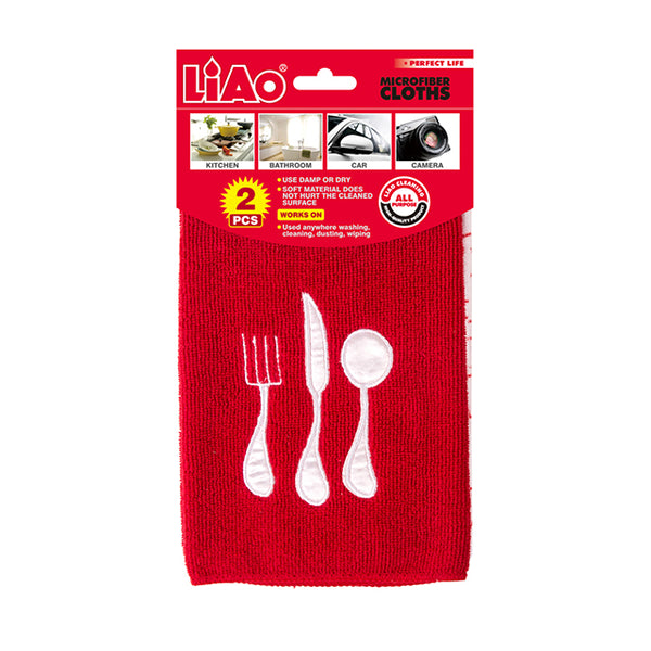 Liao Microfiber Cleaning Cloths 2pk
