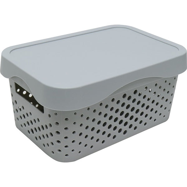 Storage Basket With Lid
