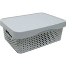 Storage Basket With Lid