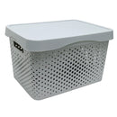 Storage Basket With Lid