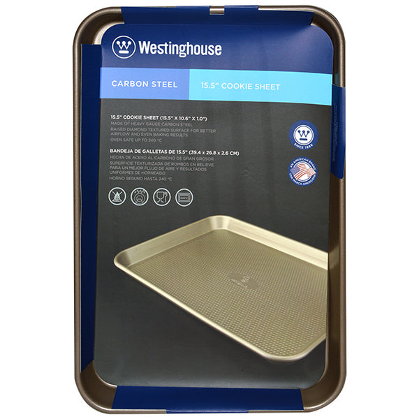 Westinghouse Carbon Steel Cookie Sheet  39 x 26 x 3 cm