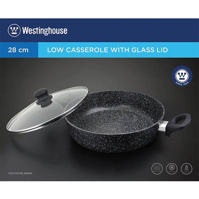 Westinghouse 28cm Low Casserole Pot
