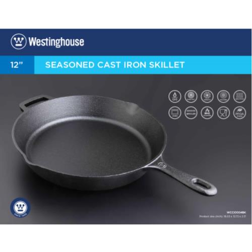 Westinghouse 12" Frying Pan Cast Iron