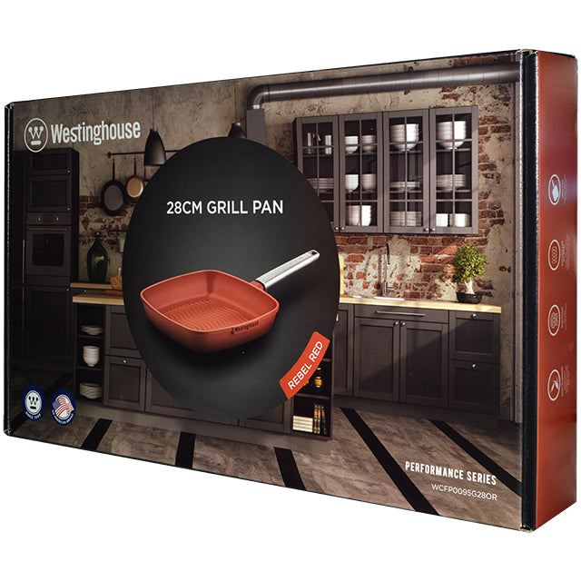 Westinghouse 28cm Cast Aluminum Grill Pan