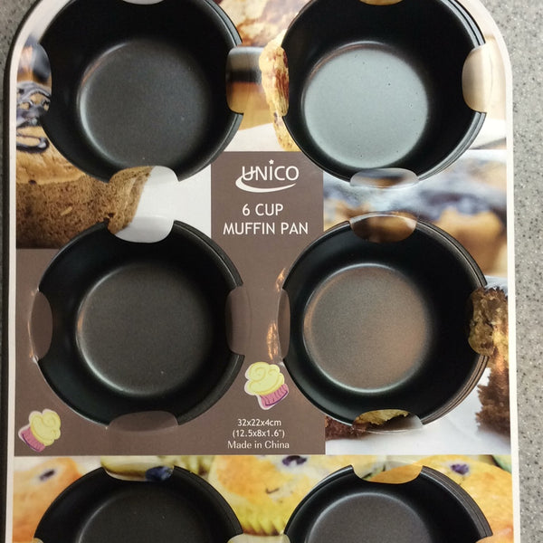 Unico Muffin Pan 6 cup
