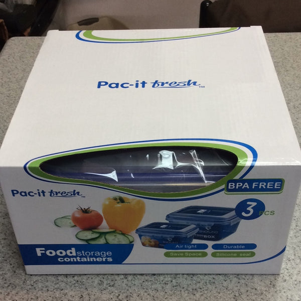 Food Storage Containers 3pk