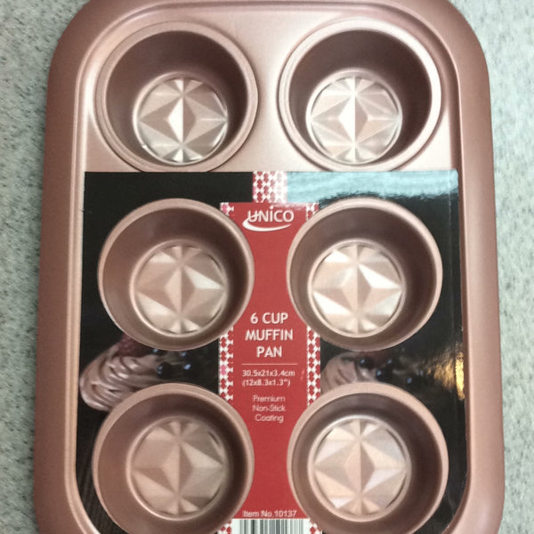 Unico Muffin Pan 6 Cup